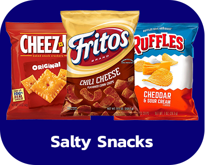 Chips and salty snacks in St. Charles County vending machines