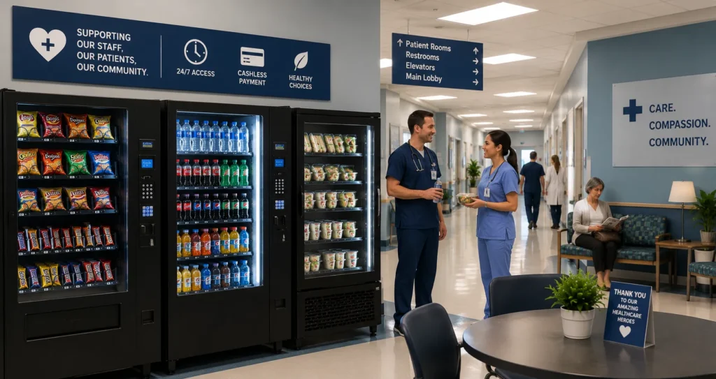 Healthcare Vending Solution for staff and visitors